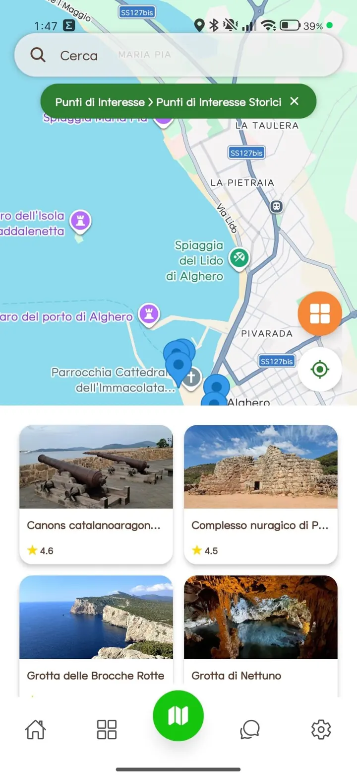 Alghero All Around — interactive map and points of interest